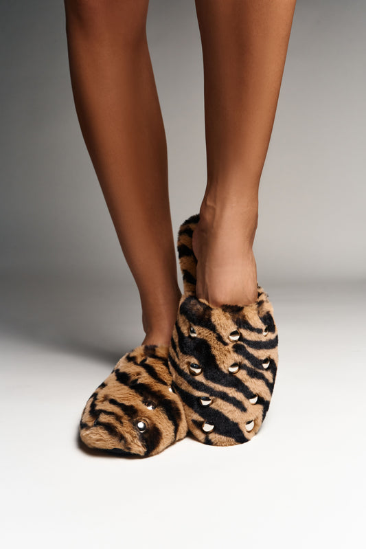 Zebra Slippers