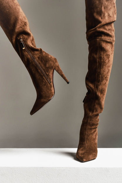 Harper Boots - Chocolate Brown