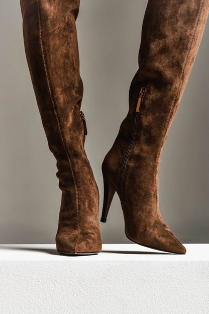 Harper Boots - Chocolate Brown